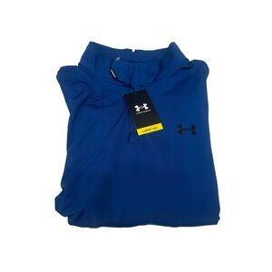 Under Armour Men’s Long Sleeve Playoff 1/4 Zip Top Golf Blue 2XL NWT